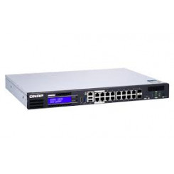 QNAP QGD-1600P-8G QGD-1600P 16x 1GbE PoE ports with 2x RJ45 and SFP+ combo ports